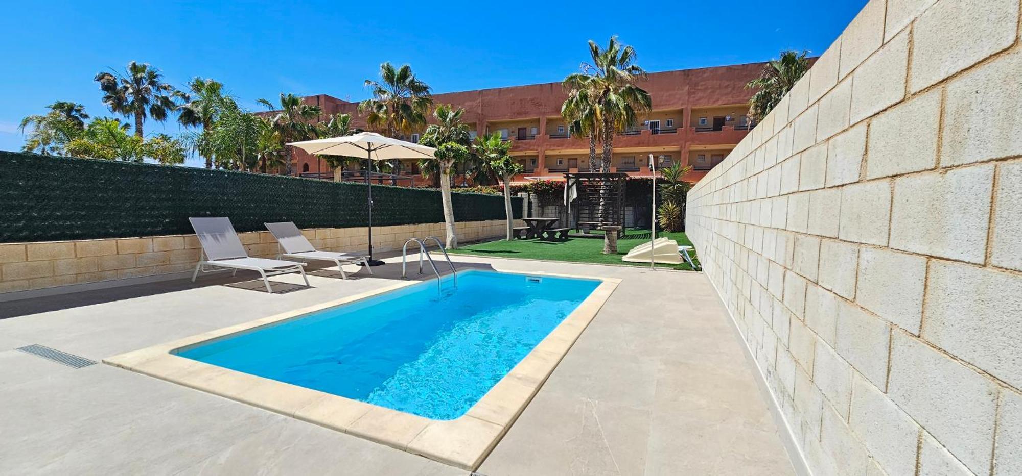 Homes Of Spain, Apartamentos Paraiso Vera Playa, Fatu Hiva, Bajo A Con Piscina Privada En Jardin Privado, Primera Linea De Playa, Wifi Eksteriør billede