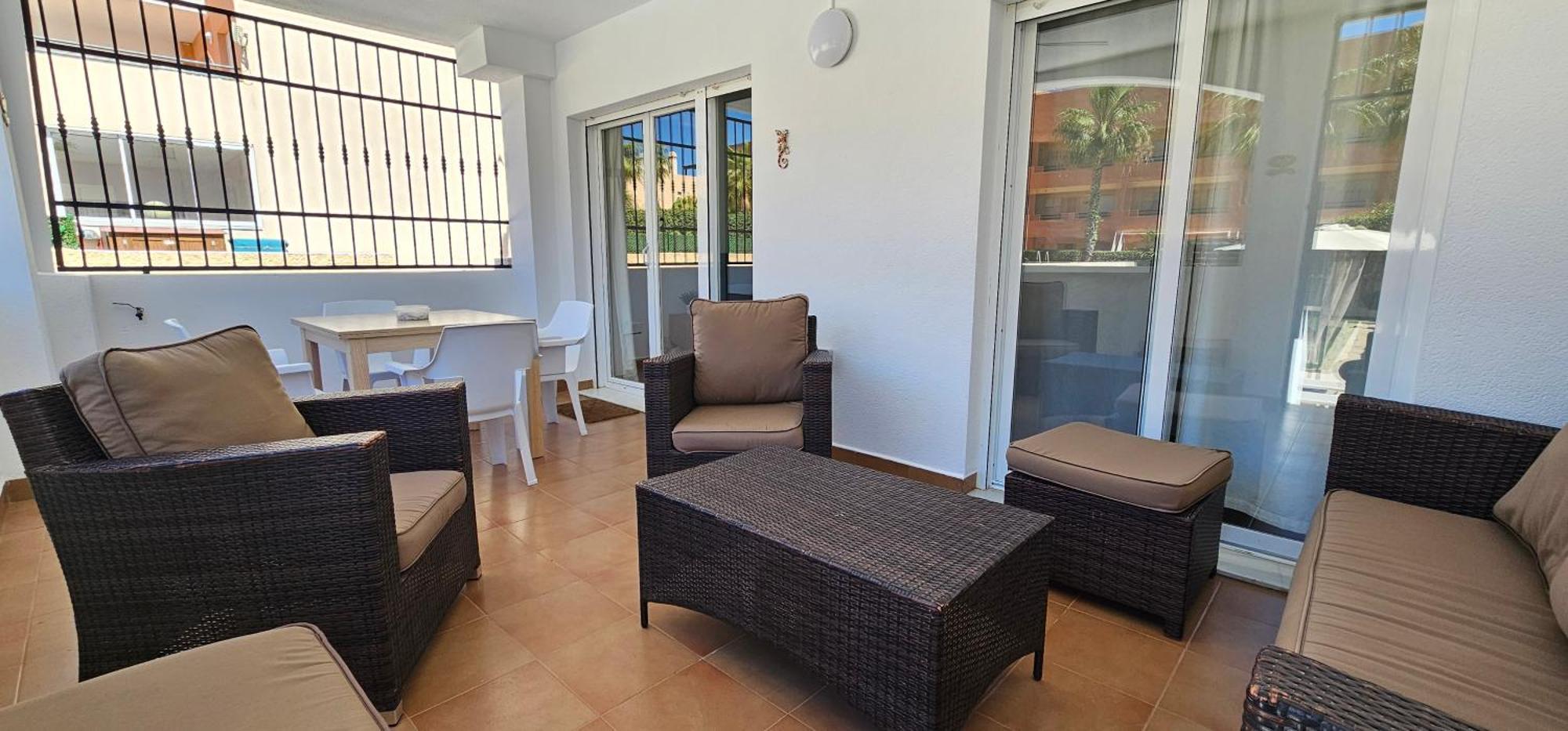 Homes Of Spain, Apartamentos Paraiso Vera Playa, Fatu Hiva, Bajo A Con Piscina Privada En Jardin Privado, Primera Linea De Playa, Wifi Eksteriør billede