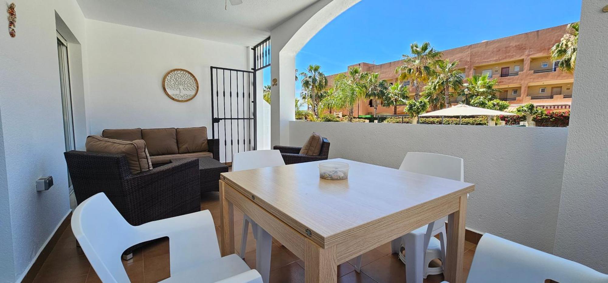 Homes Of Spain, Apartamentos Paraiso Vera Playa, Fatu Hiva, Bajo A Con Piscina Privada En Jardin Privado, Primera Linea De Playa, Wifi Eksteriør billede