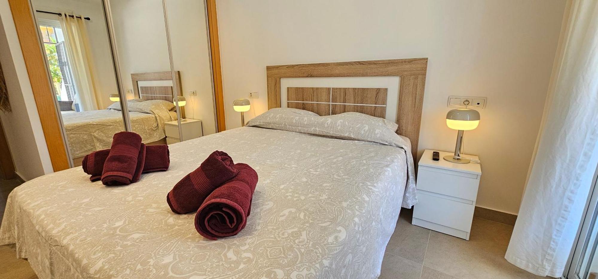 Homes Of Spain, Apartamentos Paraiso Vera Playa, Fatu Hiva, Bajo A Con Piscina Privada En Jardin Privado, Primera Linea De Playa, Wifi Eksteriør billede