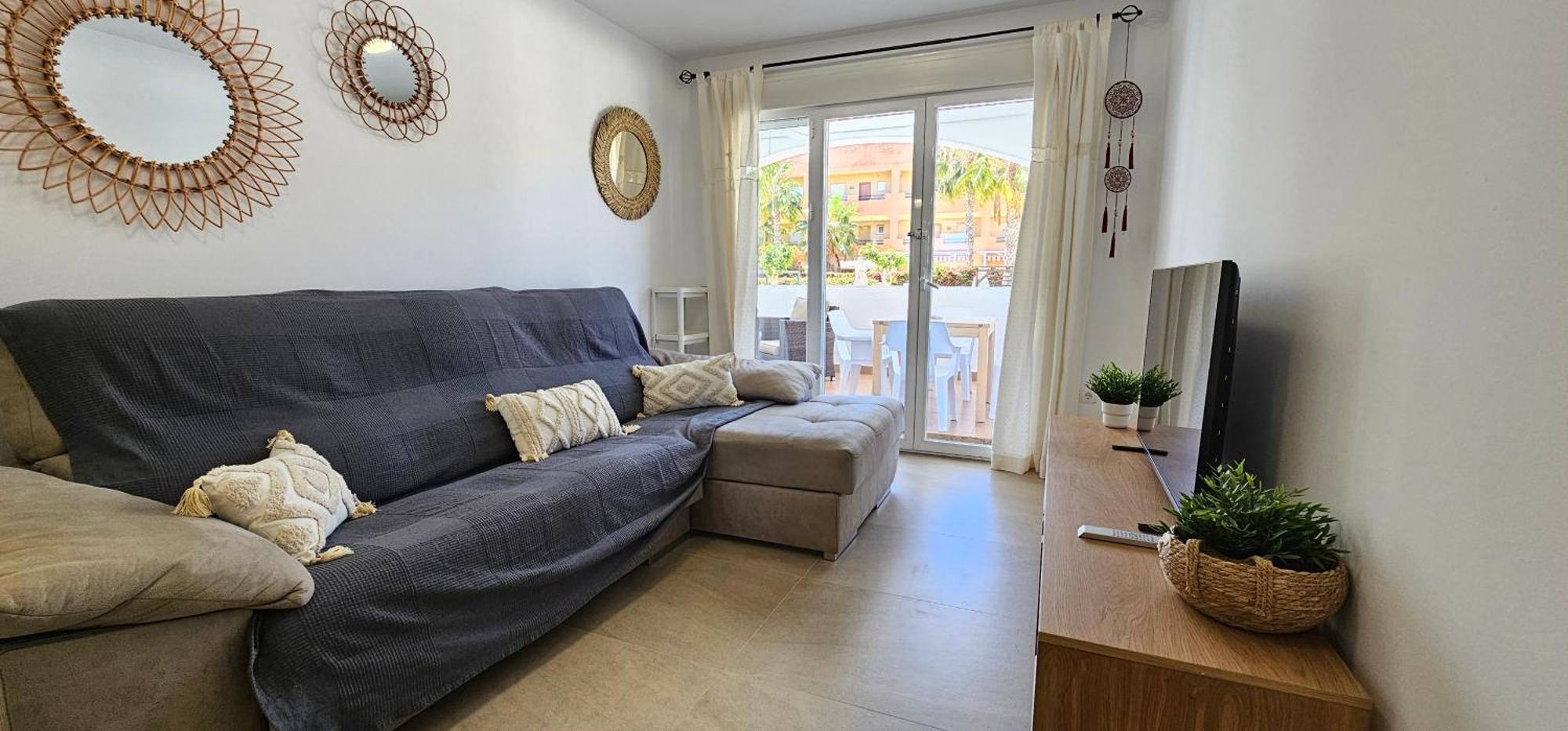 Homes Of Spain, Apartamentos Paraiso Vera Playa, Fatu Hiva, Bajo A Con Piscina Privada En Jardin Privado, Primera Linea De Playa, Wifi Eksteriør billede