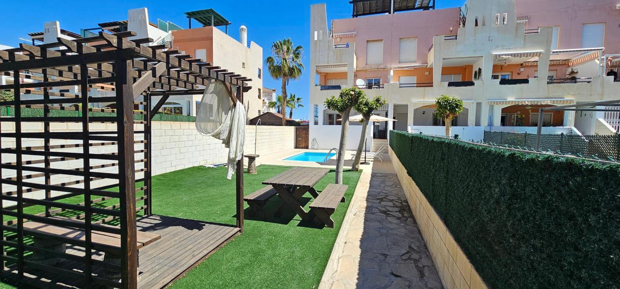 Homes Of Spain, Apartamentos Paraiso Vera Playa, Fatu Hiva, Bajo A Con Piscina Privada En Jardin Privado, Primera Linea De Playa, Wifi Eksteriør billede