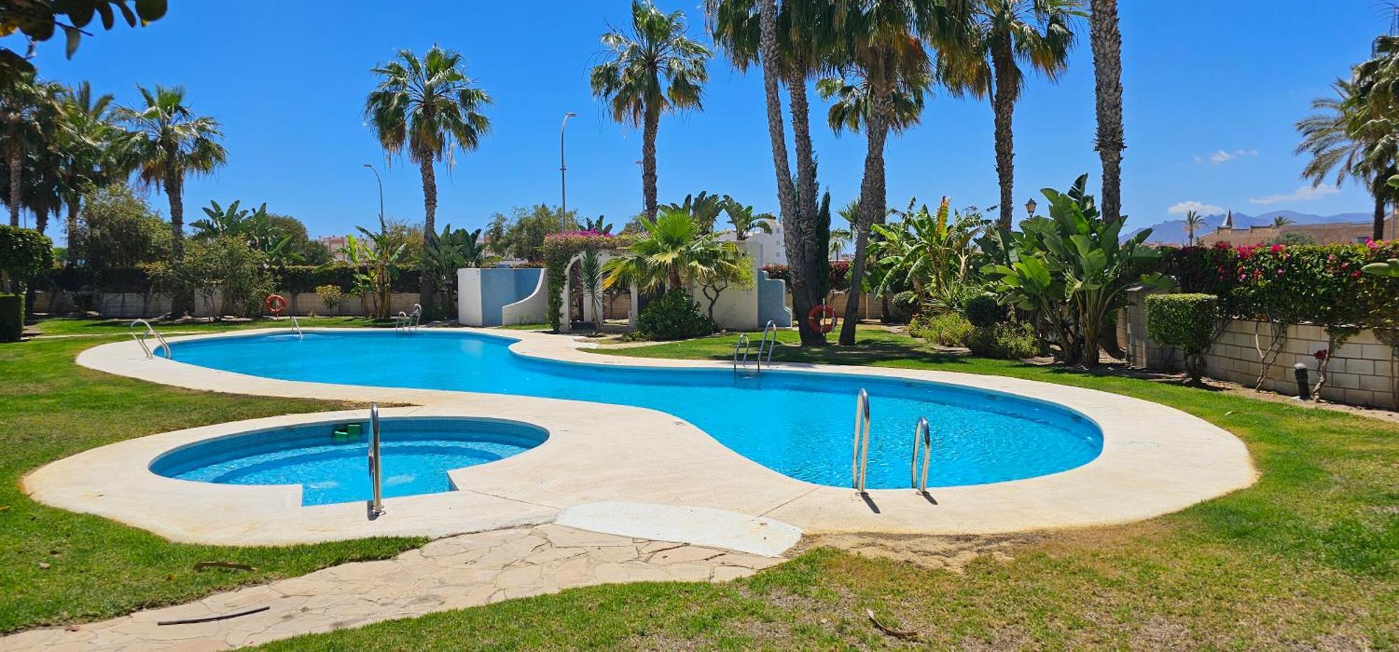 Homes Of Spain, Apartamentos Paraiso Vera Playa, Fatu Hiva, Bajo A Con Piscina Privada En Jardin Privado, Primera Linea De Playa, Wifi Eksteriør billede