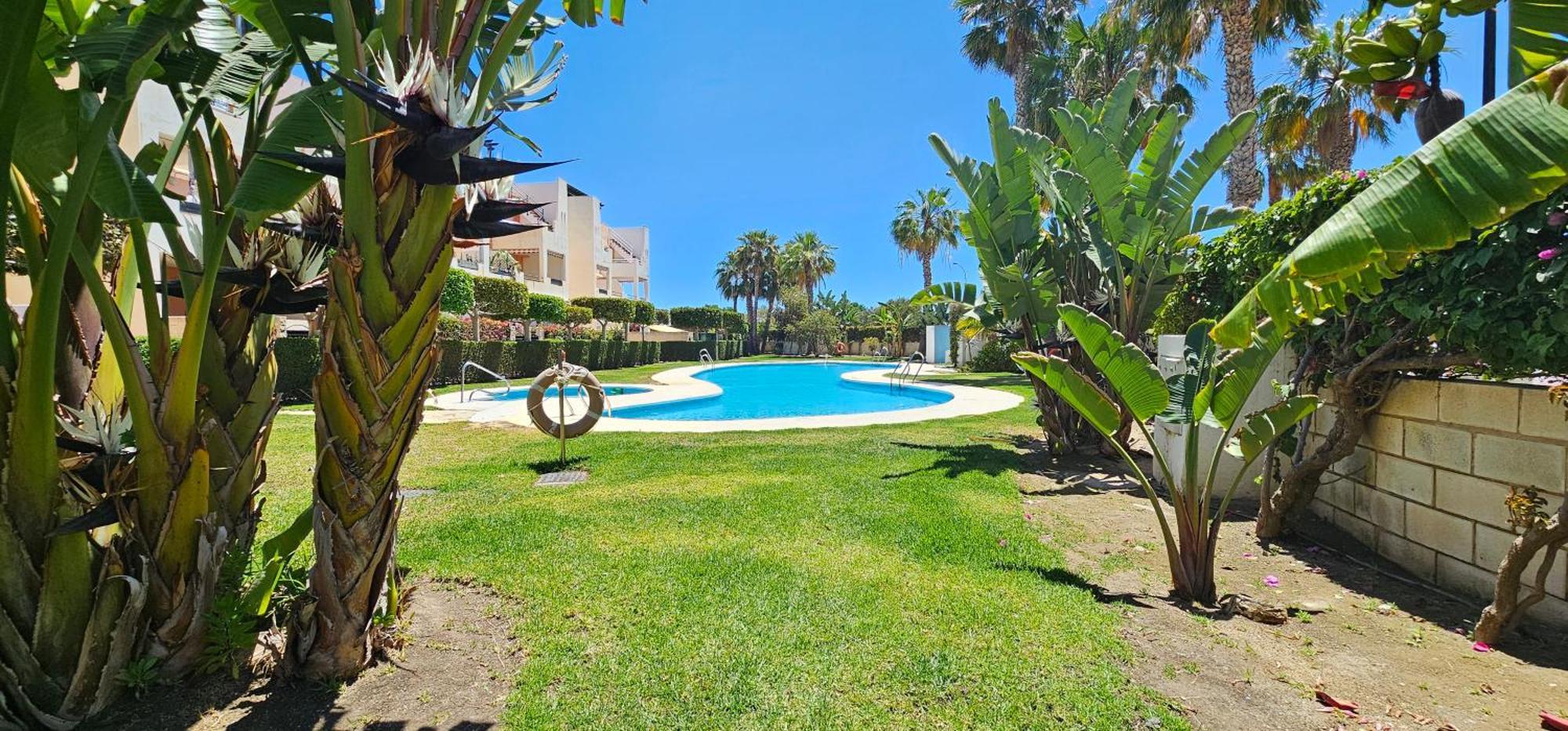 Homes Of Spain, Apartamentos Paraiso Vera Playa, Fatu Hiva, Bajo A Con Piscina Privada En Jardin Privado, Primera Linea De Playa, Wifi Eksteriør billede